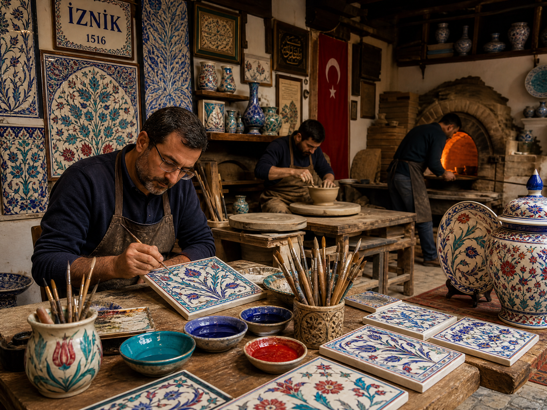 Çini Atölyesinde Bir Gün